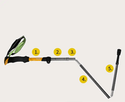 ECOTREK Hiking Pole 7075 Aluminium Trekking Poles with Quick Lock System LBDS4013 7075 Aluminium Trekking Poles with Quick Lock System LBDS4013