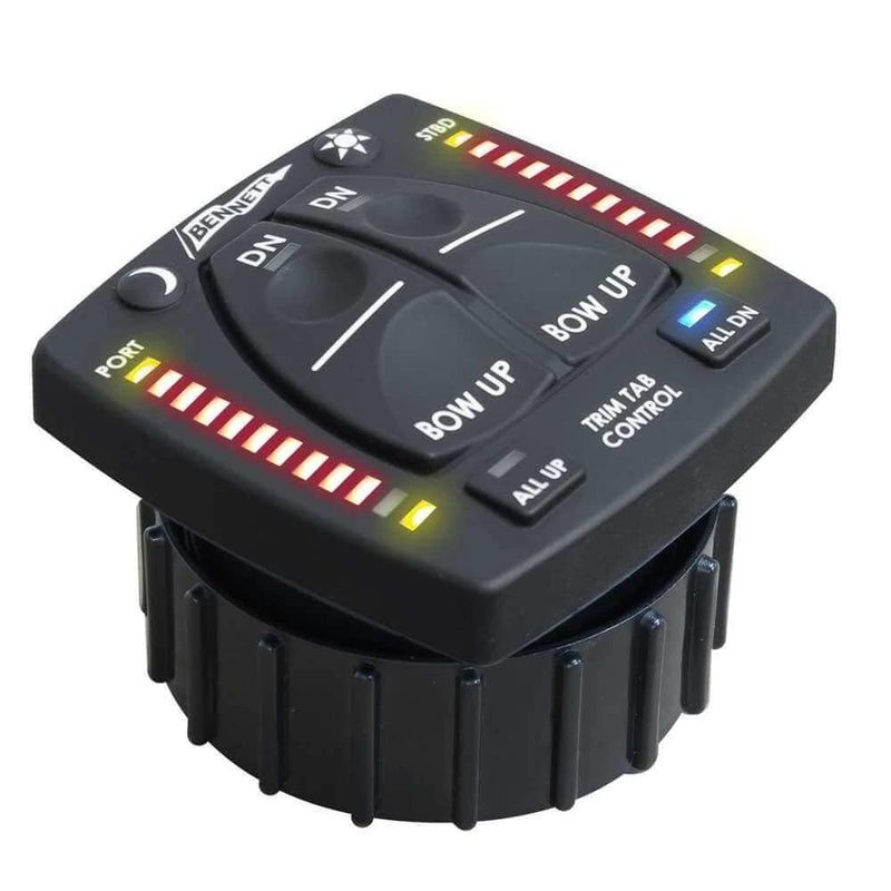 Bennett Bolt Electric LED Integrated Switch for Watercraft Trim Tab Control Standalone Helm System