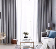 Kiwi Grab Kiwi Grab 100% Blockout Grey Readymade Curtain drapes – 8 sizes 100% Blockout Grey Readymade Curtain drapes – 8 sizes