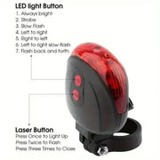 Habicare Waterproof Bicycle Tail-light Waterproof Bicycle Tail-light