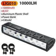 Habicare 10000-Lumen Bicycle Front Light (Rechargeable) 10000-Lumen Bicycle Front Light (Rechargeable)