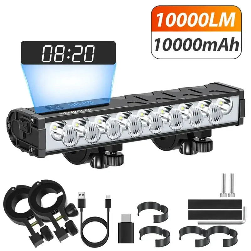 Habicare 10000-Lumen Bicycle Front Light (Rechargeable) 10000-Lumen Bicycle Front Light (Rechargeable)
