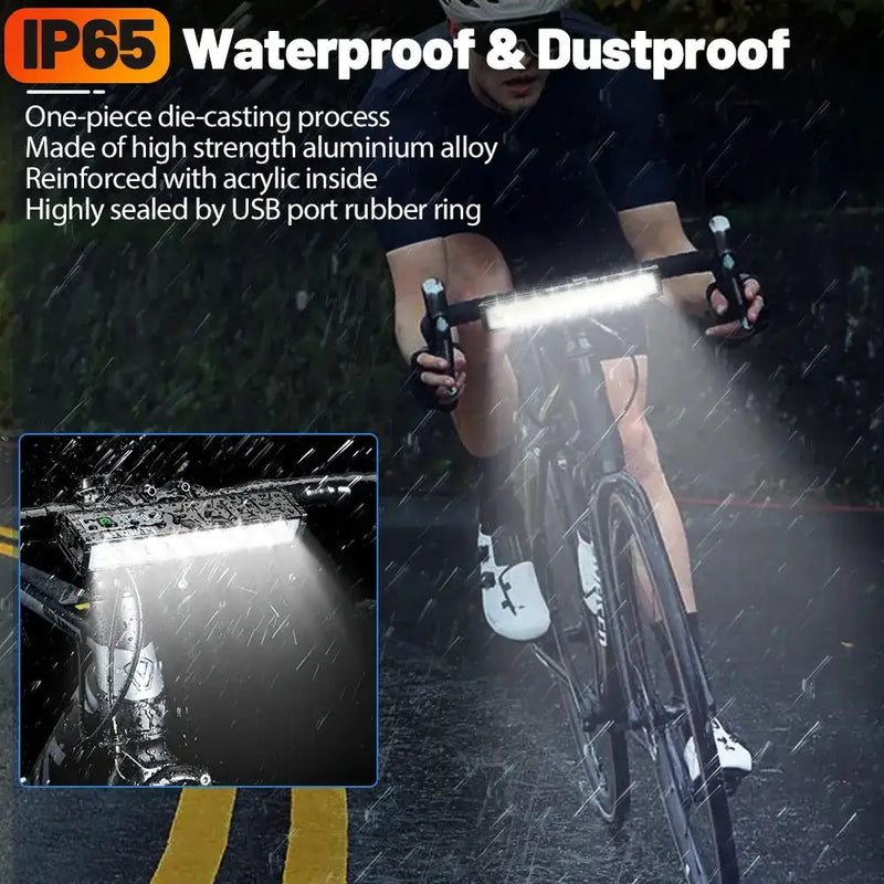 Habicare 10000-Lumen Bicycle Front Light (Rechargeable) 10000-Lumen Bicycle Front Light (Rechargeable)