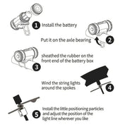 Habicare Bicycle Wheel Spoke & Valve Lights Bicycle Wheel Spoke & Valve Lights