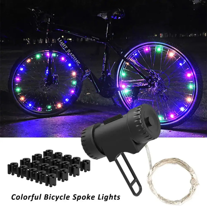 Habicare Bicycle Wheel Spoke & Valve Lights Bicycle Wheel Spoke & Valve Lights