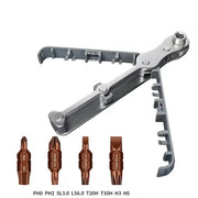 Habicare HBC Bidirectional Right-Angle Ratchet Screwdriver Set Bidirectional Right-Angle Ratchet Screwdriver Set