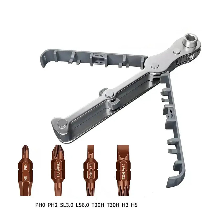 Habicare HBC Bidirectional Right-Angle Ratchet Screwdriver Set Bidirectional Right-Angle Ratchet Screwdriver Set
