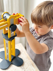 Curious Moonbeam Vehicle Play Big Yellow Crane – Mentari | Construction Toy NZ Big Yellow Crane – Mentari | Construction Toy NZ