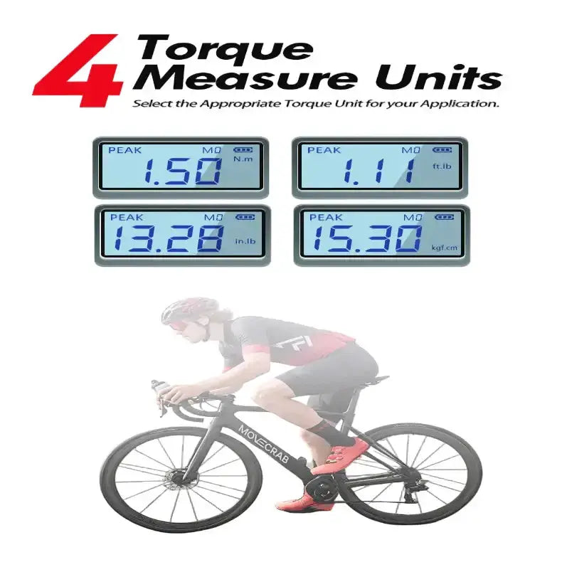 Habicare HBC Bike Digital Torque Wrench Set (1/4″ Drive) (40pcs) Bike Digital Torque Wrench Set (1/4″ Drive) (40pcs)