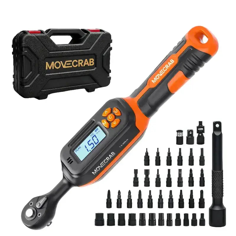 Habicare HBC Bike Digital Torque Wrench Set (1/4″ Drive) (40pcs) Bike Digital Torque Wrench Set (1/4″ Drive) (40pcs)