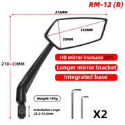 Bike Rear View Mirror 360° Adjustable (different models available) – view 11