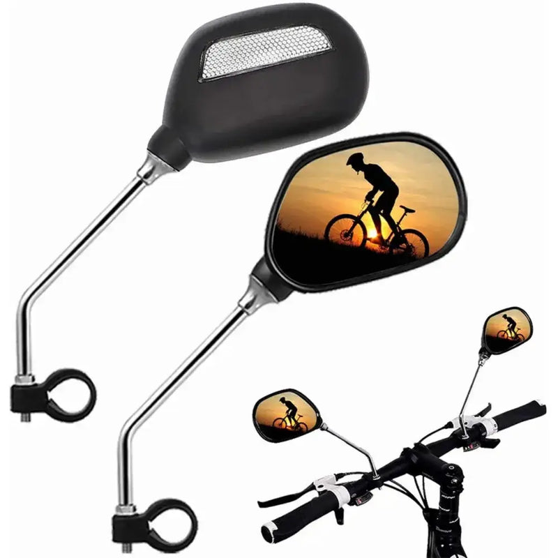 Habicare SS Bike Rearview Mirror 360° Adjustable with Reflector Bike Rearview Mirror 360° Adjustable with Reflector