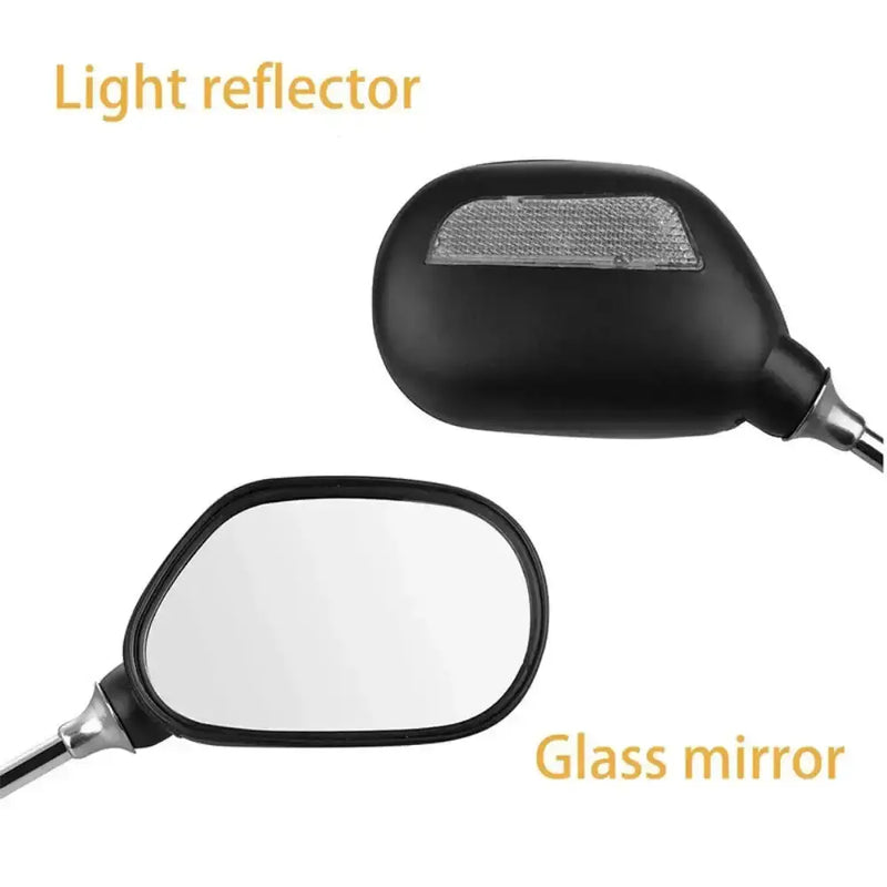 Habicare SS Bike Rearview Mirror 360° Adjustable with Reflector Bike Rearview Mirror 360° Adjustable with Reflector