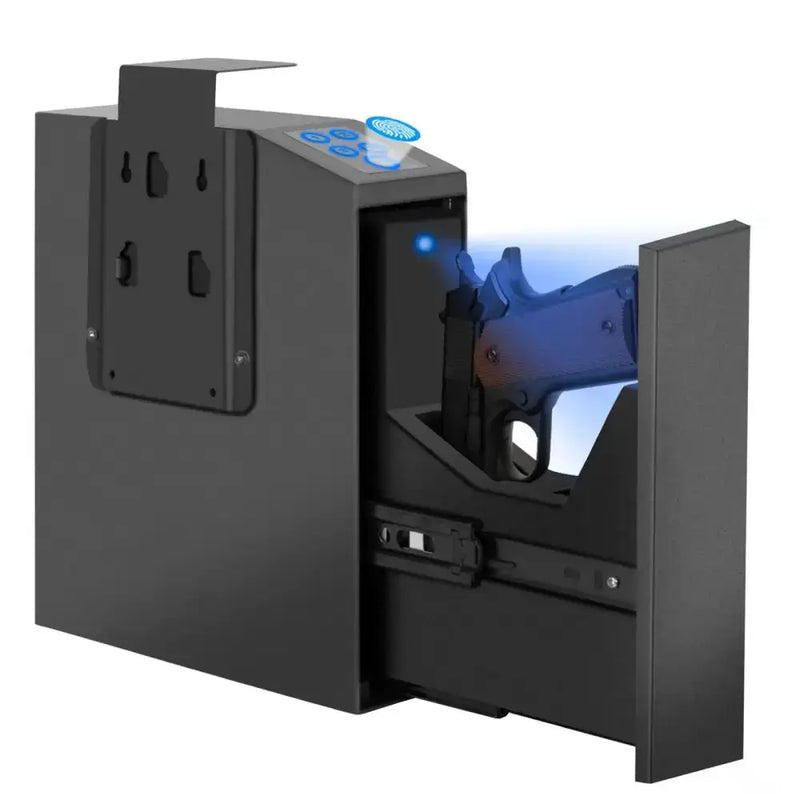 Habicare SS Biometric Handgun Safe with Fingerprint & PIN Biometric Handgun Safe with Fingerprint & PIN