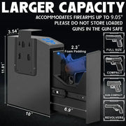 Habicare SS Biometric Handgun Safe with Fingerprint & PIN Biometric Handgun Safe with Fingerprint & PIN