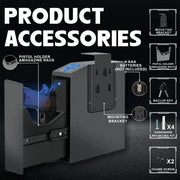 Habicare SS Biometric Handgun Safe with Fingerprint & PIN Biometric Handgun Safe with Fingerprint & PIN