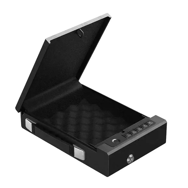 Habicare SS Biometric Portable Gun Safe Box Biometric Portable Gun Safe Box