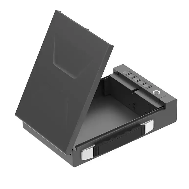 Habicare SS Biometric Portable Gun Safe Box Biometric Portable Gun Safe Box