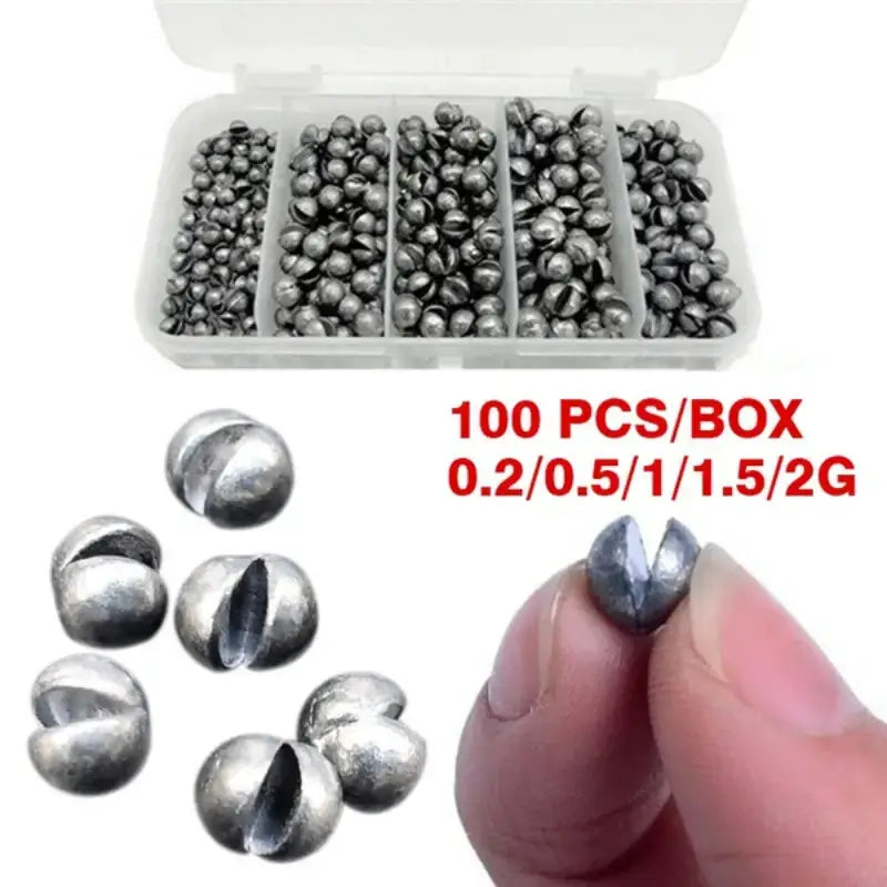 Habicare SS Bite Lead Fishing Accessories (100pcs) Bite Lead Fishing Accessories (100pcs)