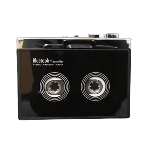 Habicare SS Black Cassette Tape Player with Bluetooth Black Cassette Tape Player with Bluetooth