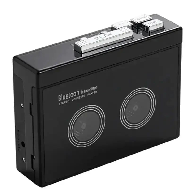 Habicare SS Black Cassette Tape Player with Bluetooth Black Cassette Tape Player with Bluetooth