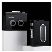 Habicare SS Black Cassette Tape Player with Bluetooth Black Cassette Tape Player with Bluetooth