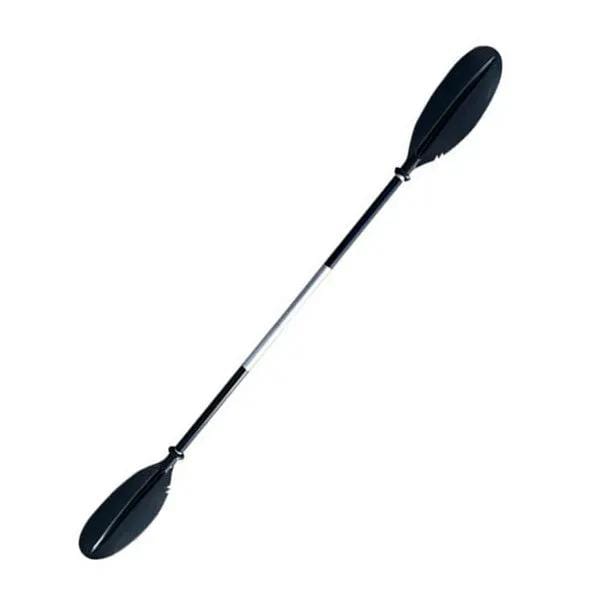 Black 222cm Adjustable Boat Oar Kayak Canoe Paddle Detachable – view 1