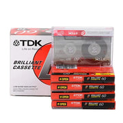Habicare SS Blank Audio Cassette Tapes - 60min (10PCS) Blank Audio Cassette Tapes - 60min (10PCS)