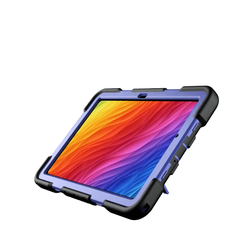 Samsung Galaxy Tab A9 Rugged Shockproof Case with Kickstand (Blue) – view 3
