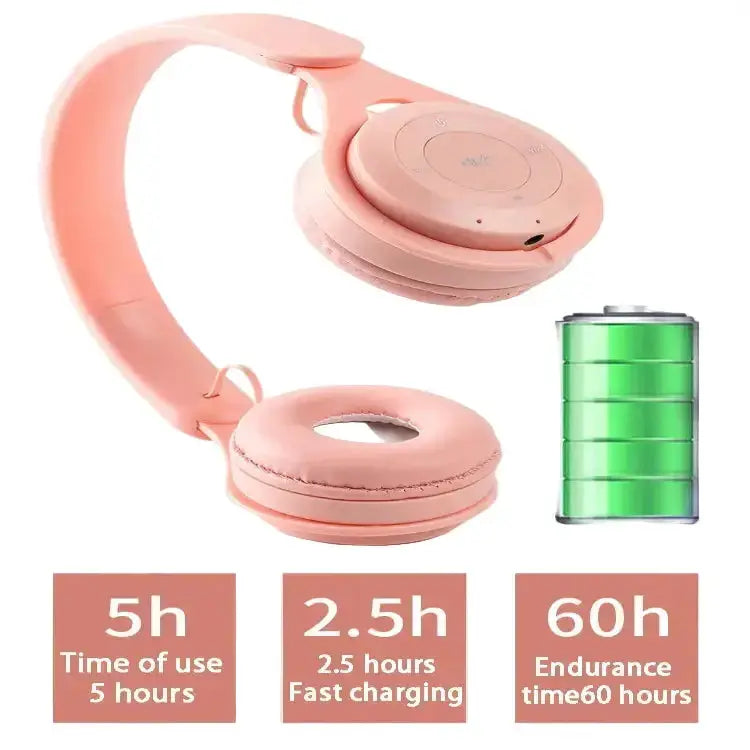 Bluetooth 5.0 Folding Wireless Headset (5 colours available) – view 7