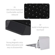 Habicare Bluetooth Backlit Keyboard with Touchpad for Microsoft Surface Pro 3–11, Pro X & Pro 7+ Bluetooth Backlit Keyboard with Touchpad for Microsoft Surface Pro 3–11, Pro X & Pro 7+