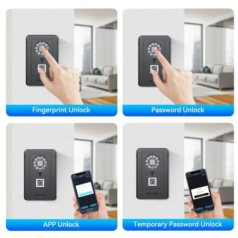 Habicare HBC Bluetooth Fingerprint Key Lock Box Bluetooth Fingerprint Key Lock Box