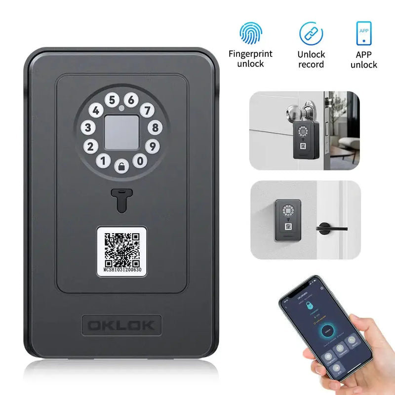 Habicare HBC Bluetooth Fingerprint Key Lock Box Bluetooth Fingerprint Key Lock Box