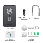 Habicare HBC Bluetooth Fingerprint Key Lock Box Bluetooth Fingerprint Key Lock Box