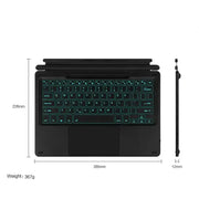 Habicare Bluetooth Backlit Keyboard with Touchpad for Microsoft Surface Pro 8, 9, 10, 11 & Pro X Bluetooth Backlit Keyboard with Touchpad for Microsoft Surface Pro 8, 9, 10, 11 & Pro X