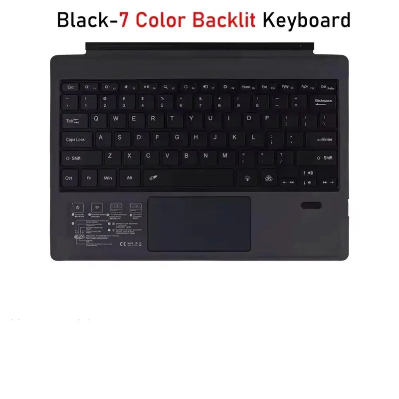 Habicare Bluetooth Detachable Slim Cover Keyboard for Microsoft Surface Pro 3–11, Pro X & Pro 7+ Bluetooth Detachable Slim Cover Keyboard for Microsoft Surface Pro 3–11, Pro X & Pro 7+
