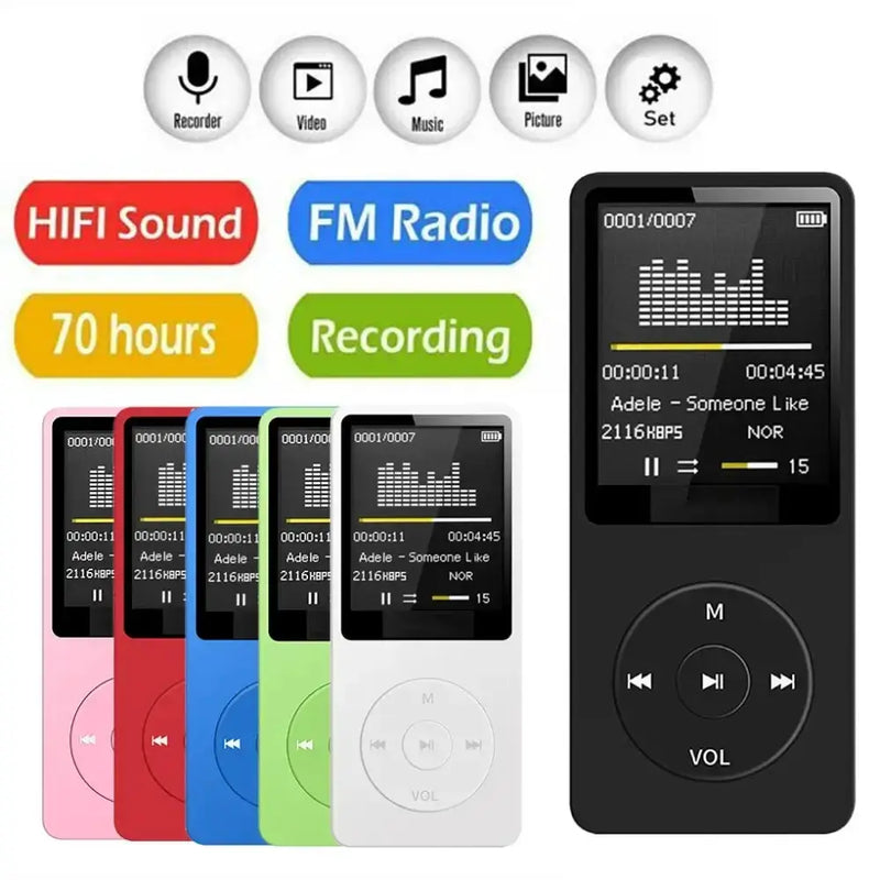 Bluetooth MP3 Player with FM Radio (available in 6 colours) – view 2
