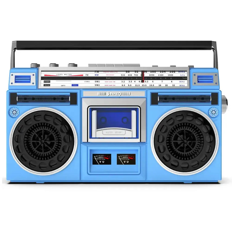 Habicare SS Bluetooth USB Cassette Radio Boombox Bluetooth USB Cassette Radio Boombox