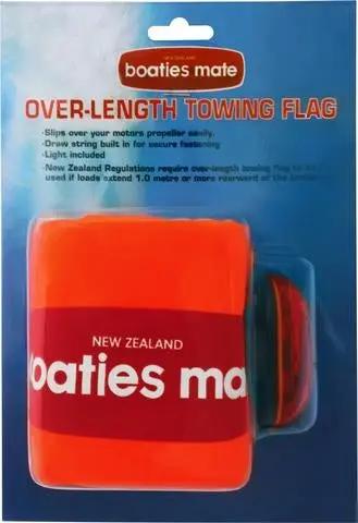 Fishing and Leisure trailer lights Boaties Mate Towing Flag - Light included Boaties Mate Towing Flag With Light NZ Compliant