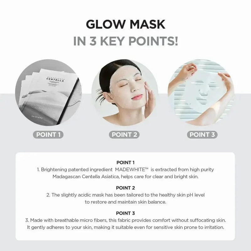 Poppy Gifts Skin Care SKIN1004 Madagascar Centella Tone Brightening Glow Mask (5 Pack) SKIN1004 Madagascar Centella Tone Brightening Glow Mask (5 Pack)