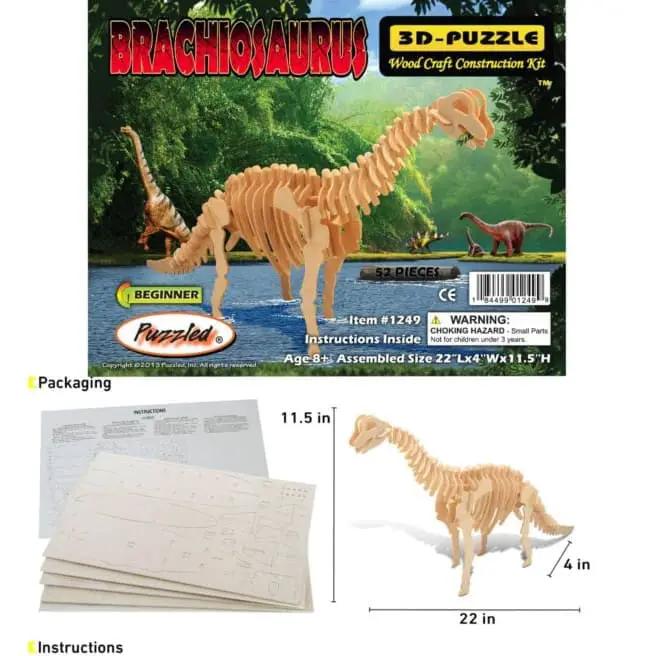 9eight5 3D Puzzle Brachiosaurus Brachiosaurus