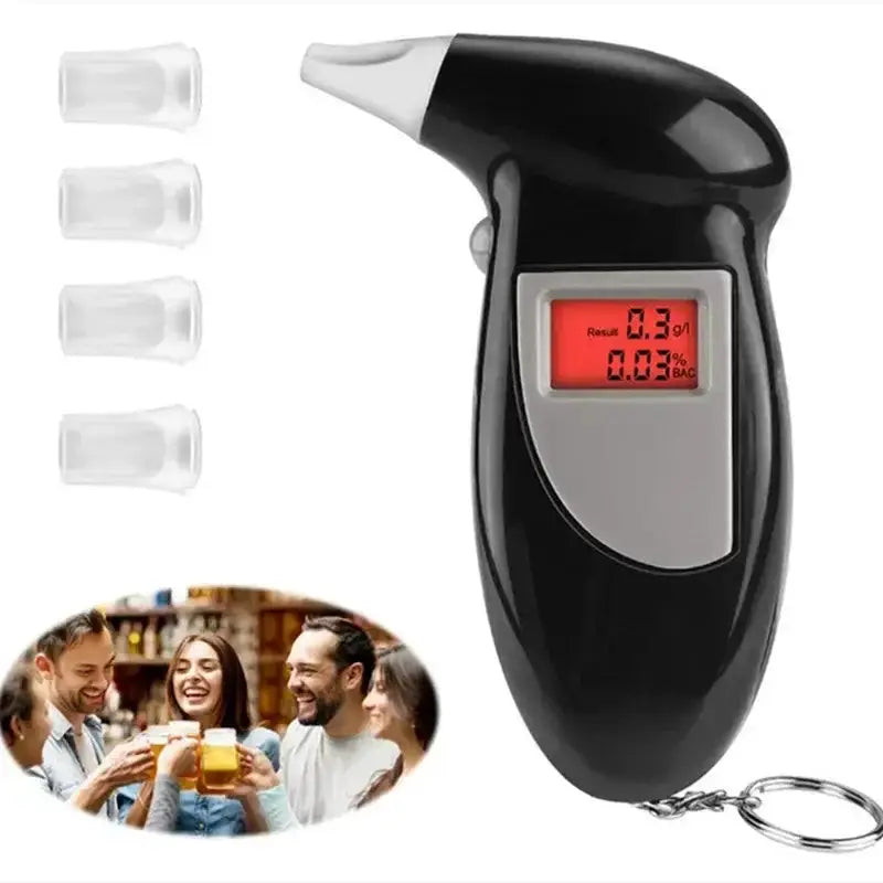 Habicare HBC Breathalyzer (with extra mouth pieces) Habicare Portable Digital Breathalyzer with LCD