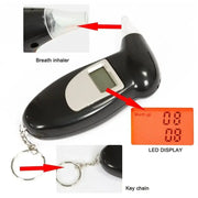 Habicare HBC Breathalyzer (with extra mouth pieces) Habicare Portable Digital Breathalyzer with LCD