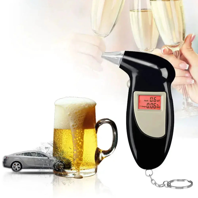 Habicare HBC Breathalyzer (with extra mouth pieces) Habicare Portable Digital Breathalyzer with LCD