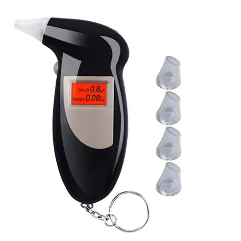 Habicare HBC Breathalyzer (with extra mouth pieces) Habicare Portable Digital Breathalyzer with LCD