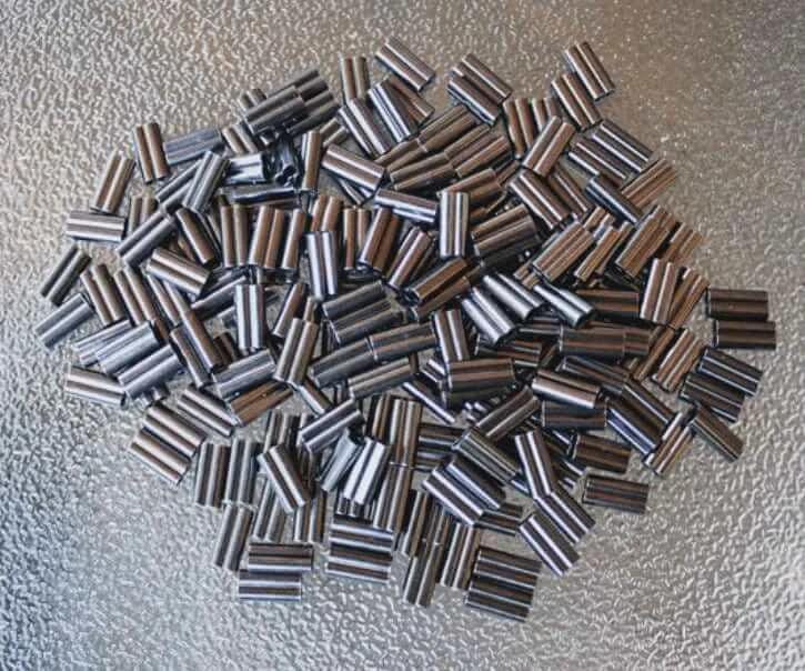 Sea fish CRIMPS 1.9MM Copper Crimps Double Sleeve x 1000pcs Sea Fish 1.9mm Copper Crimps Bulk Pack 1000 Connectors