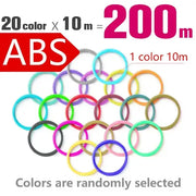 Habicare SS Brilliant Colour 3D Pen Filament (1.75mm ABS/PLA/PCL) Brilliant Colour 3D Pen Filament (1.75mm ABS/PLA/PCL)