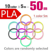 Habicare SS Brilliant Colour 3D Pen Filament (1.75mm ABS/PLA/PCL) Brilliant Colour 3D Pen Filament (1.75mm ABS/PLA/PCL)