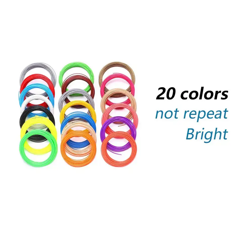 Habicare SS Brilliant Colour 3D Pen Filament (1.75mm ABS/PLA/PCL) Brilliant Colour 3D Pen Filament (1.75mm ABS/PLA/PCL)