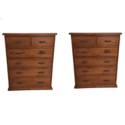 BroDeals Bedroom Furniture Sets Felton Tallboy 6 Drawers Set of 2 Felton Tallboy 6 Drawers Set of 2